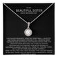 Elegant Gift for Sister "On My Wedding Day" Eternal Hope Necklace