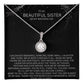 Elegant Gift for Sister "On My Wedding Day" Eternal Hope Necklace