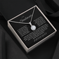 Beautiful Eternal Hope Necklace "To My Soulmate"