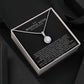 Elegant Gift for Sister "On My Wedding Day" Eternal Hope Necklace