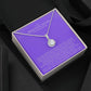 Elegant Gift for Sister "On My Wedding Day" Eternal Hope Necklace