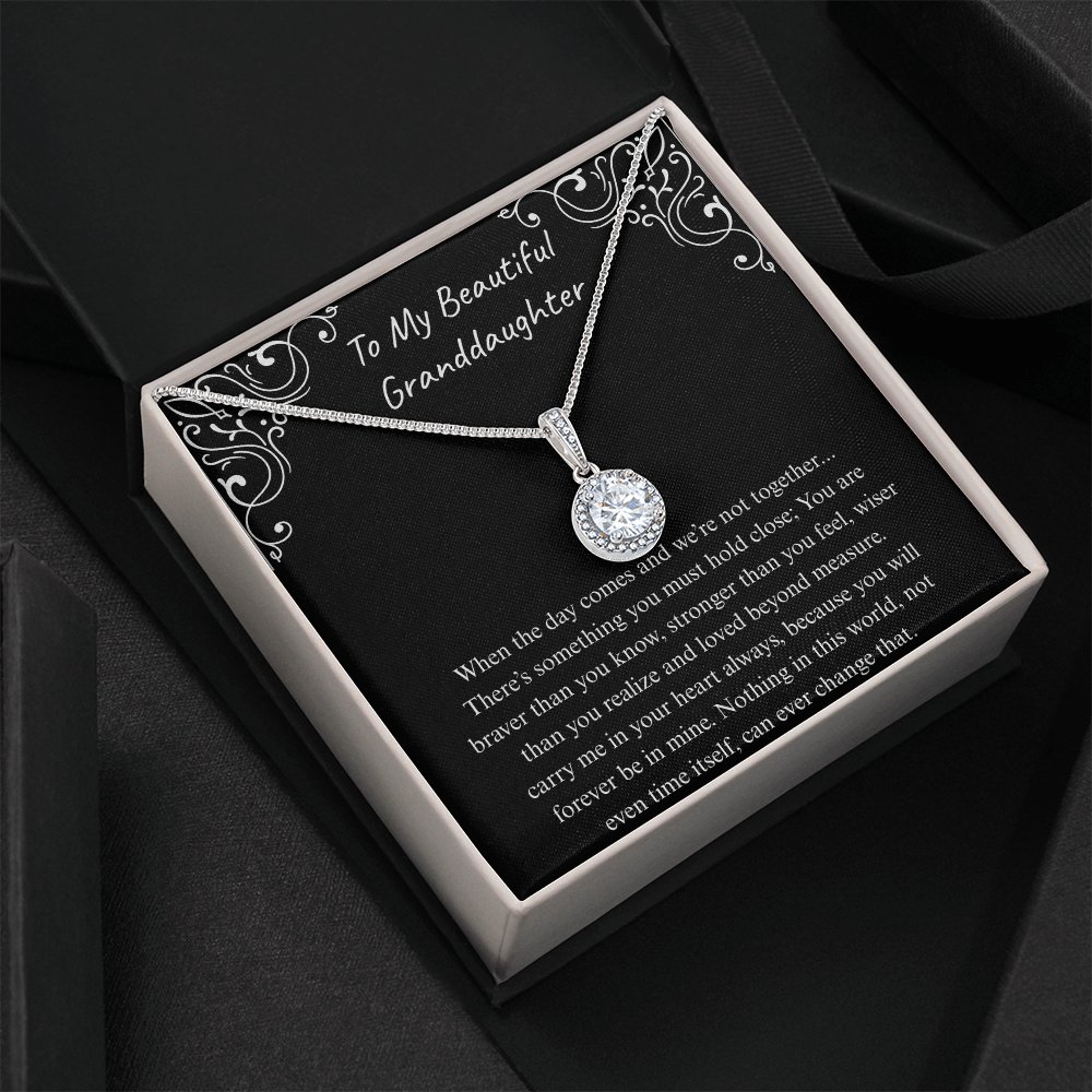 The Gift of Forever love "To My Beautiful Granddaughter" Eternal Hope Necklace