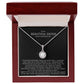 Elegant Gift for Sister "On My Wedding Day" Eternal Hope Necklace