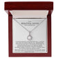 Elegant Gift for Sister "On My Wedding Day" Eternal Hope Necklace