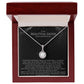 Elegant Gift for Sister "On My Wedding Day" Eternal Hope Necklace