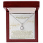 Elegant Gift for Sister "On My Wedding Day" Eternal Hope Necklace