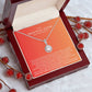 Elegant Gift for Sister "On My Wedding Day" Eternal Hope Necklace