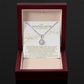 Elegant Gift for Sister "On My Wedding Day" Eternal Hope Necklace