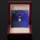 The Gift of Forever love "To My Beautiful Granddaughter" Eternal Hope Necklace