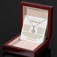 Beautiful Eternal Hope Necklace "To My Soulmate"