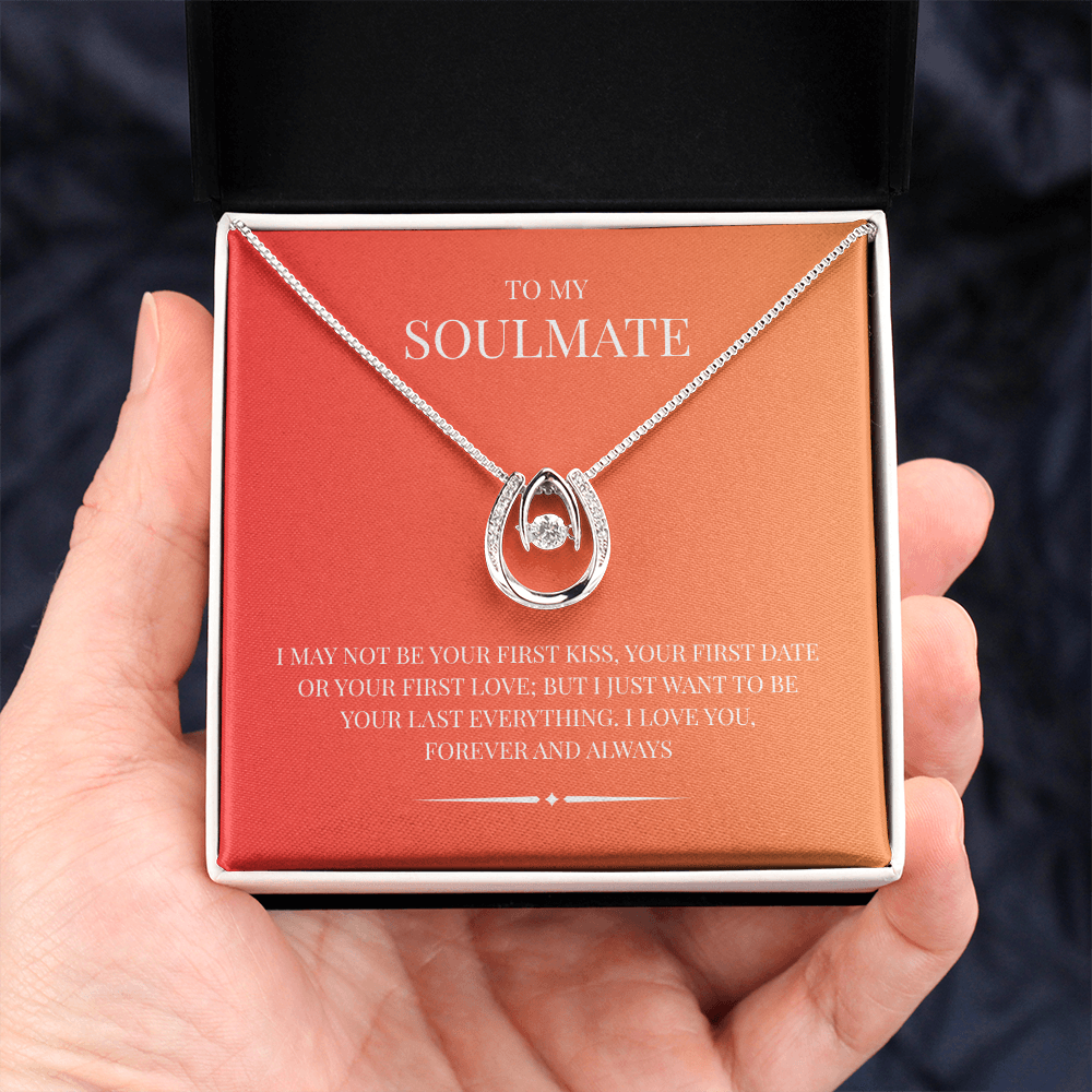 The "Lucky In Love Necklace" is an exquisite symbol of love for your Soulmate