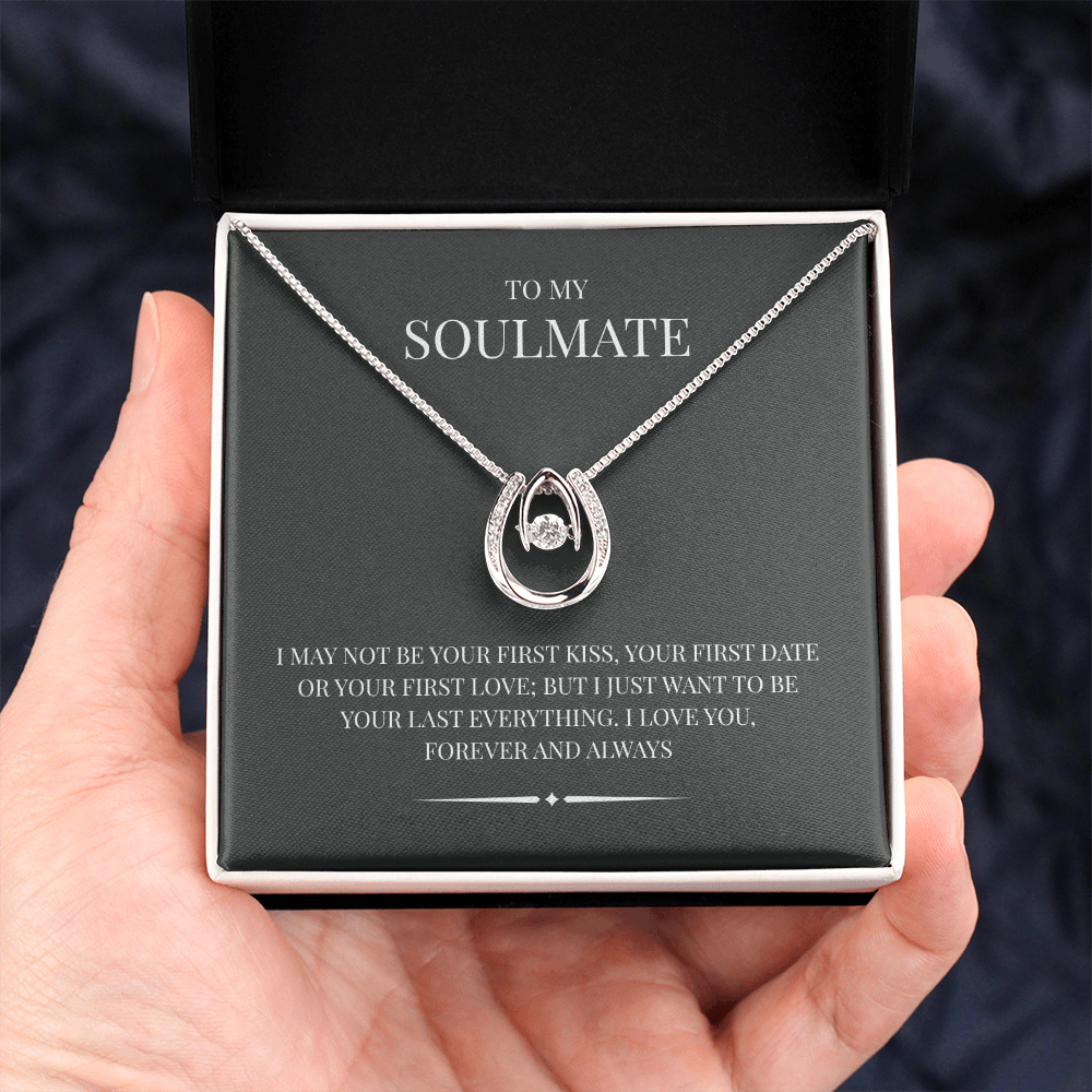 The "Lucky In Love Necklace" is an exquisite symbol of love for your Soulmate