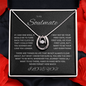 Sparkling Lucky In Love Necklace "To my Soulmate"