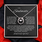 Sparkling Lucky In Love Necklace "To my Soulmate"