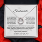 Sparkling Lucky In Love Necklace "To my Soulmate"