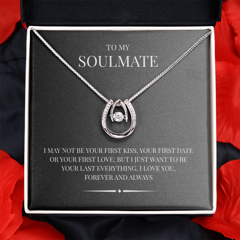 The "Lucky In Love Necklace" is an exquisite symbol of love for your Soulmate