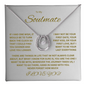 Sparkling Lucky In Love Necklace "To my Soulmate"