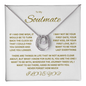 Sparkling Lucky In Love Necklace "To my Soulmate"