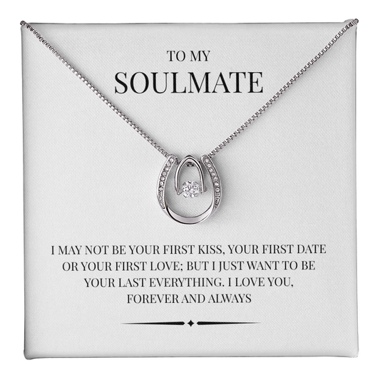 The "Lucky In Love Necklace" is an exquisite symbol of love for your Soulmate