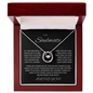 Sparkling Lucky In Love Necklace "To my Soulmate"
