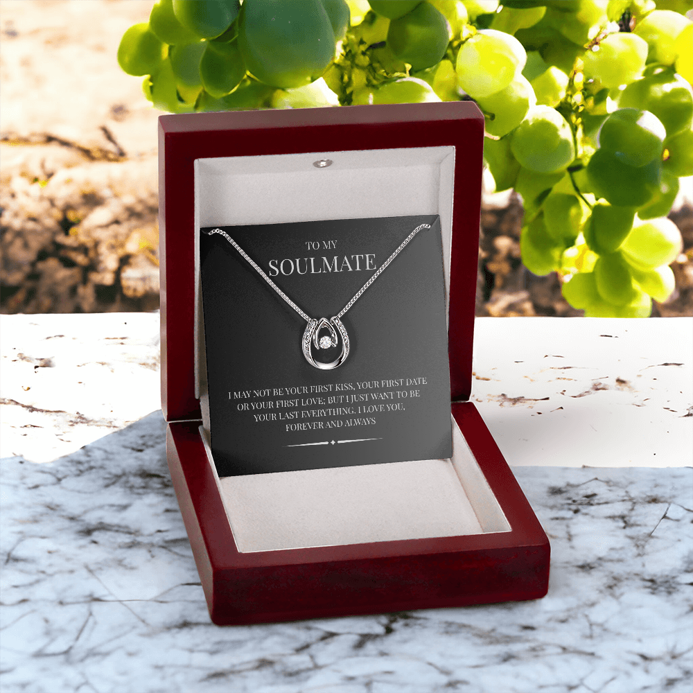 The "Lucky In Love Necklace" is an exquisite symbol of love for your Soulmate
