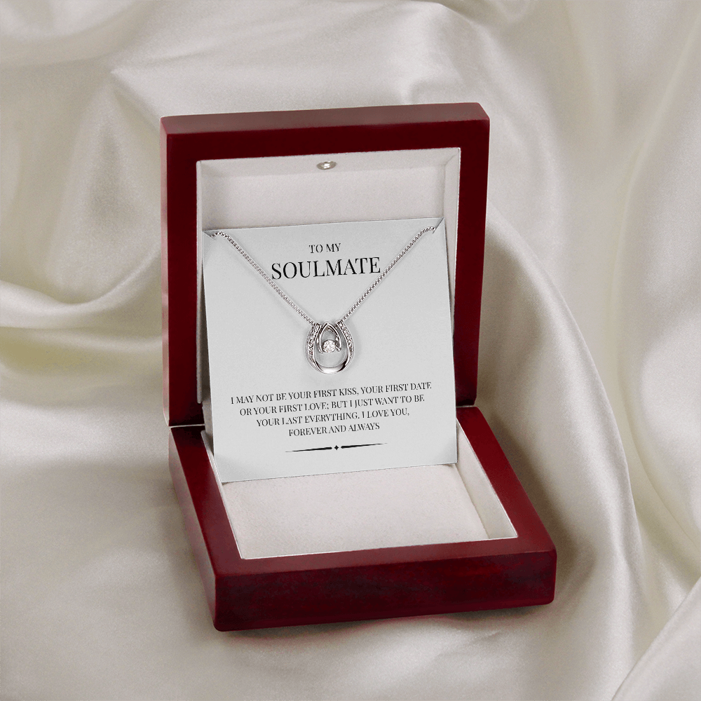 The "Lucky In Love Necklace" is an exquisite symbol of love for your Soulmate
