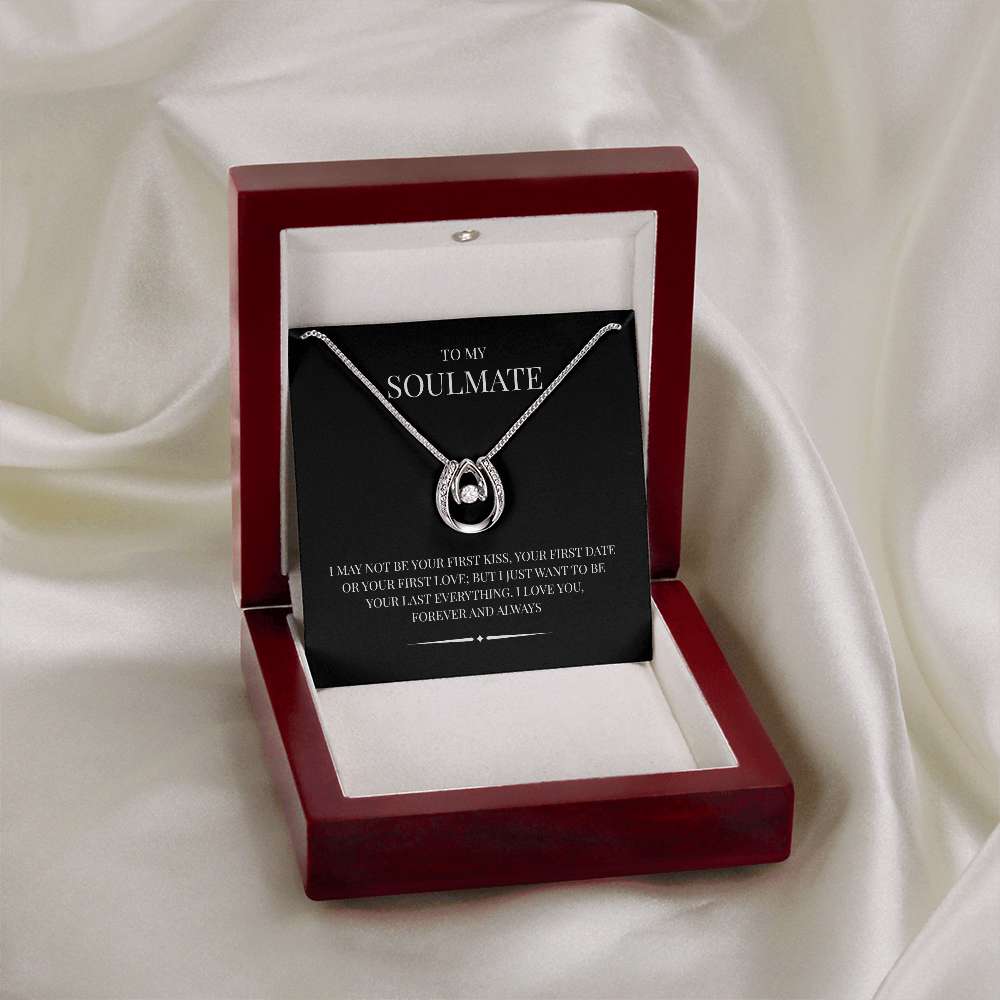 The "Lucky In Love Necklace" is an exquisite symbol of love for your Soulmate