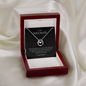 The "Lucky In Love Necklace" is an exquisite symbol of love for your Soulmate