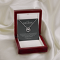 The "Lucky In Love Necklace" is an exquisite symbol of love for your Soulmate