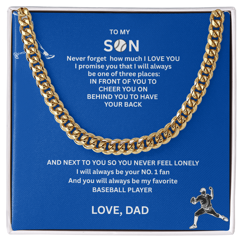 Born for Greatness; The bold "Cuban Link Chain" for your Rising Star