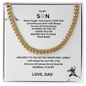 Born for Greatness; The bold "Cuban Link Chain" for your Rising Star