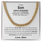 Distinguished Gift for Son "Cuban Link Chain"