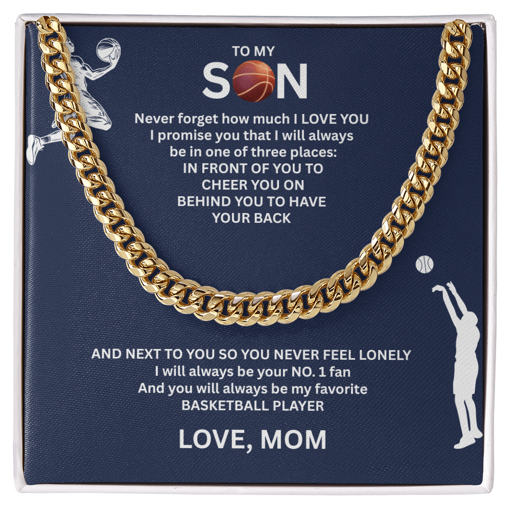 Victory Runs in His Blood - Cuban Link Chain for your Champion