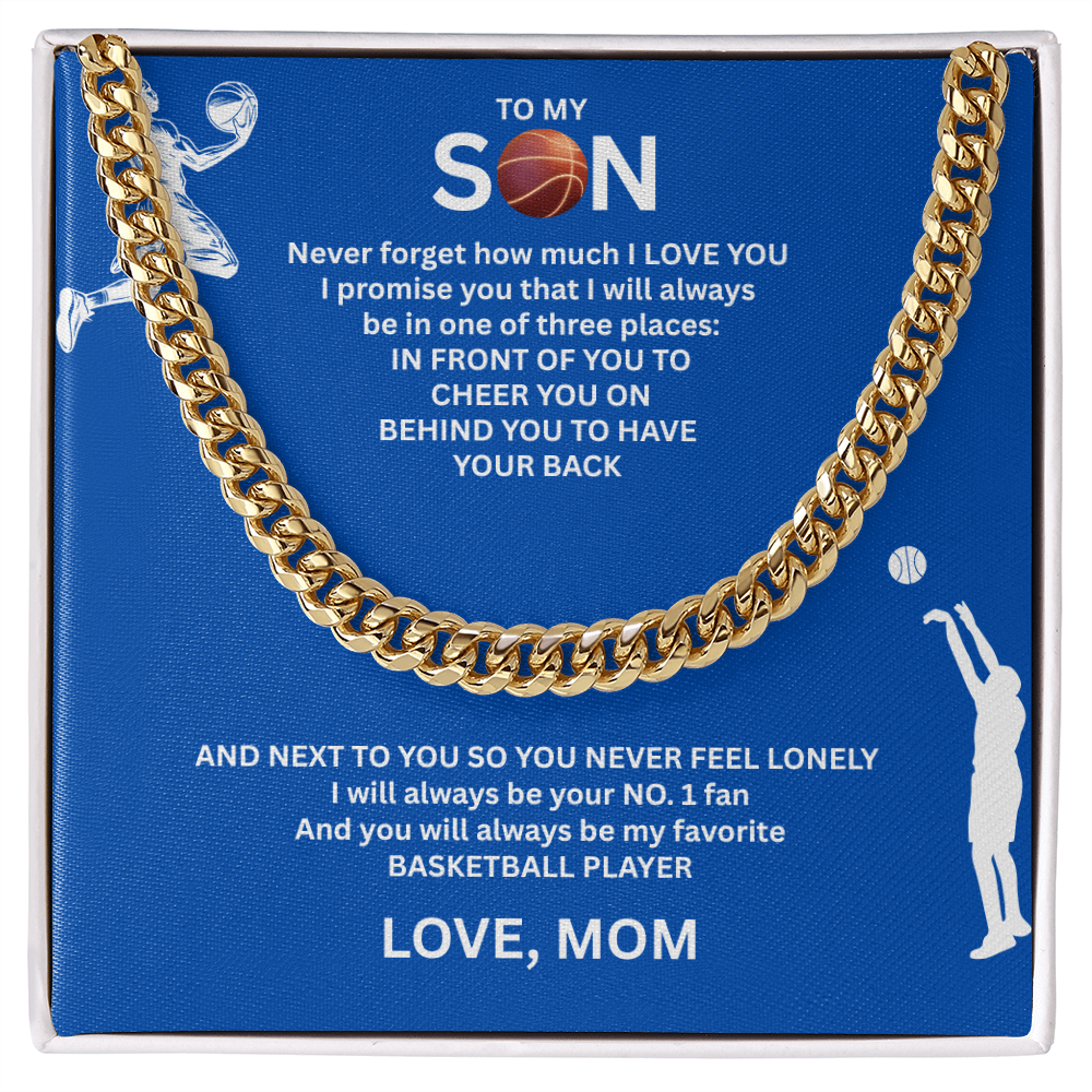 Victory Runs in His Blood - Cuban Link Chain for your Champion