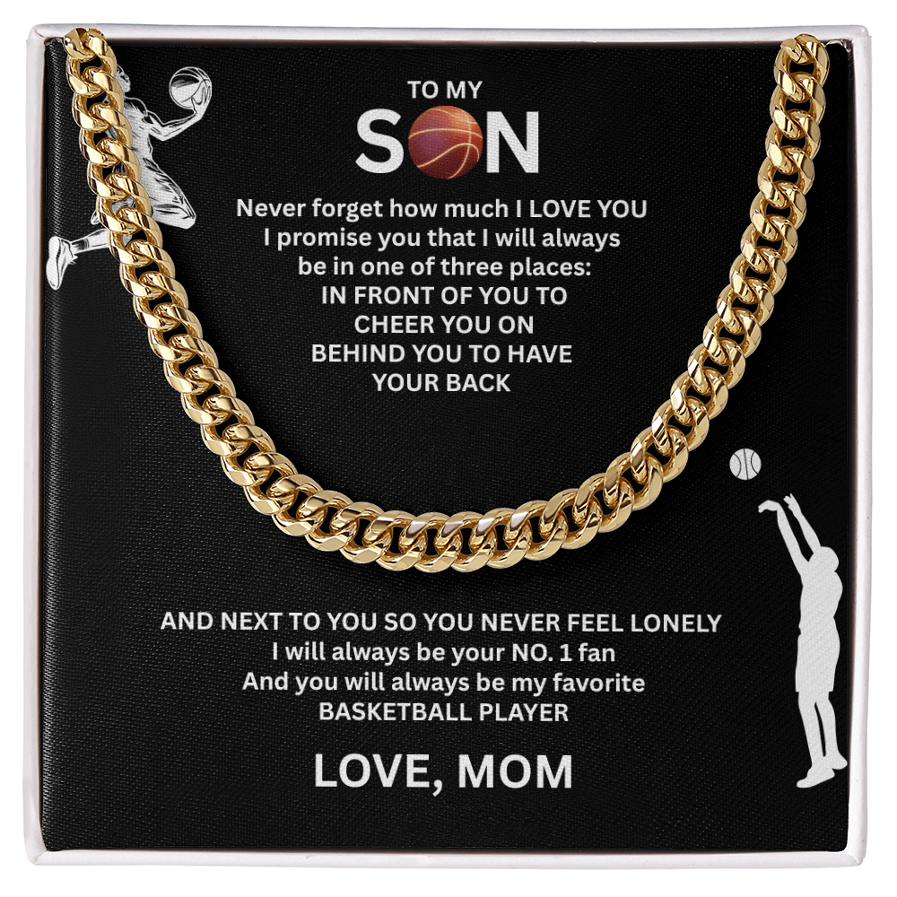 Victory Runs in His Blood - Cuban Link Chain for your Champion