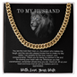 Distinguished and Bold Cuban Link Chain for "Your Husband"