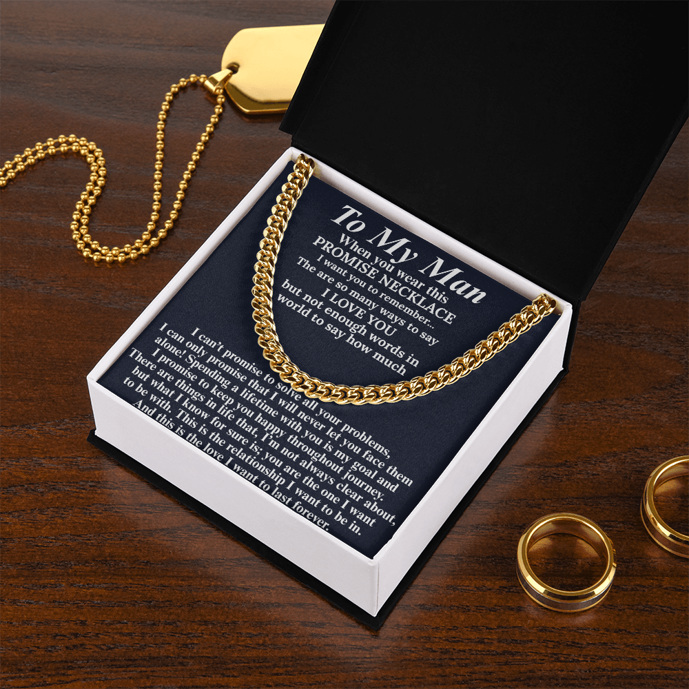 Majestic Cuban Link Chain "To My Man"