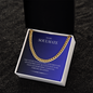 A rugged/ elegant piece for the modern man. The Cuban Link Chain "To My Soulmate"