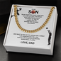 Victory Runs in His Blood - Cuban Link Chain for your Champion