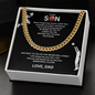 Victory Runs in His Blood - Cuban Link Chain for your Champion