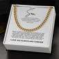 A rugged yet elegant piece for Son "Cuban Link Chain"