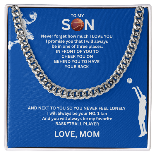 Victory Runs in His Blood - Cuban Link Chain for your Champion