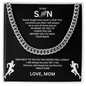 Distinctive by Design - This Cuban Link Chain commands attention; "To My Son"