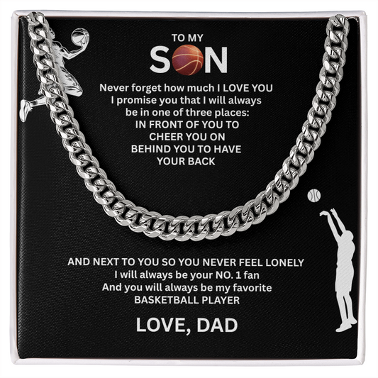 Victory Runs in His Blood - Cuban Link Chain for your Champion