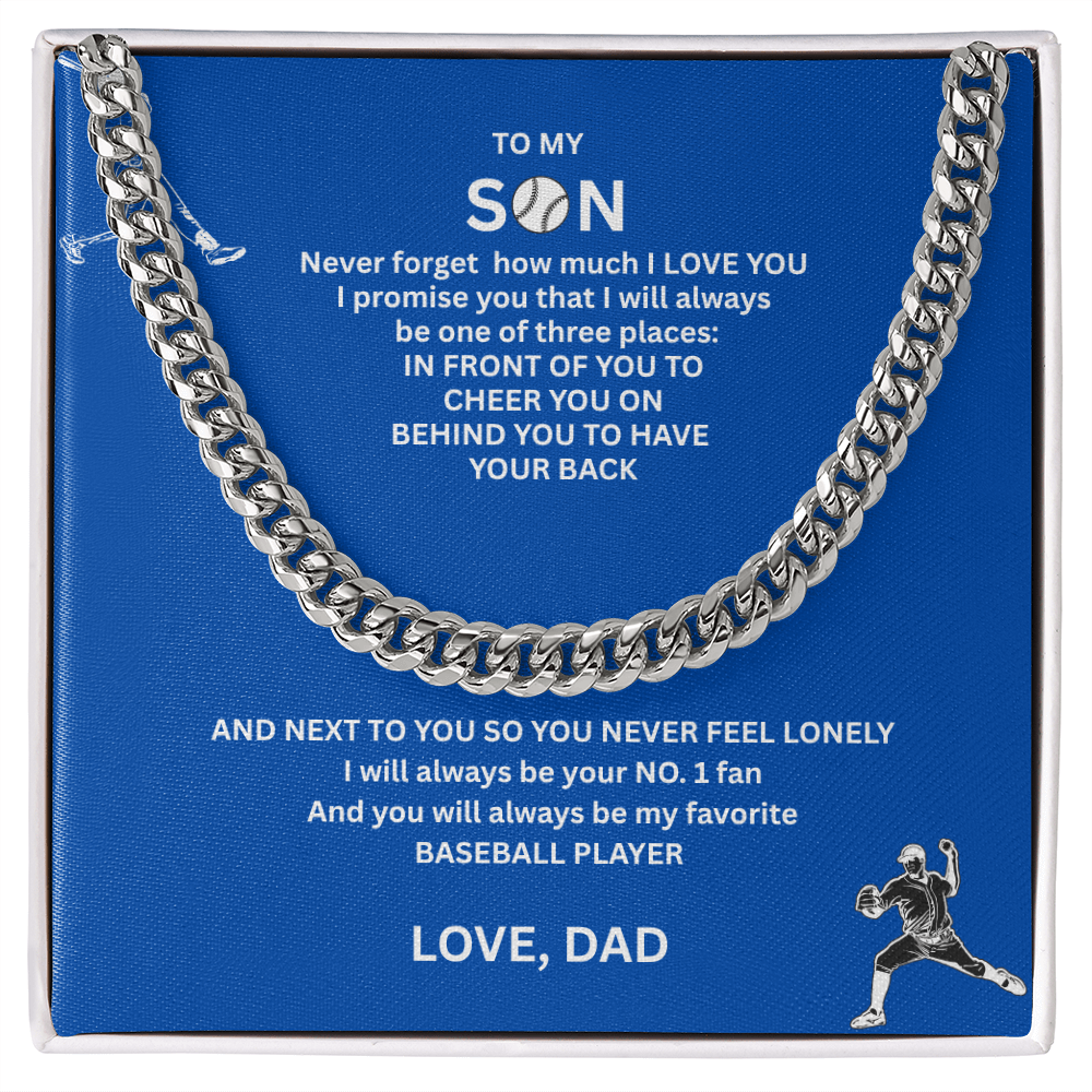 Born for Greatness; The bold "Cuban Link Chain" for your Rising Star