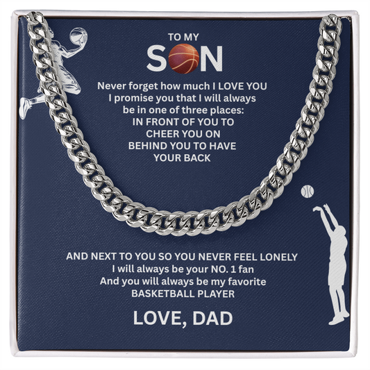 Victory Runs in His Blood - Cuban Link Chain for your Champion