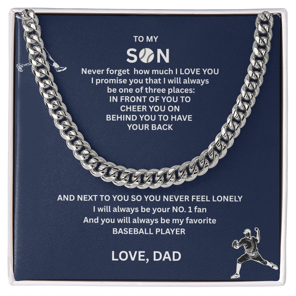 Born for Greatness; The bold "Cuban Link Chain" for your Rising Star