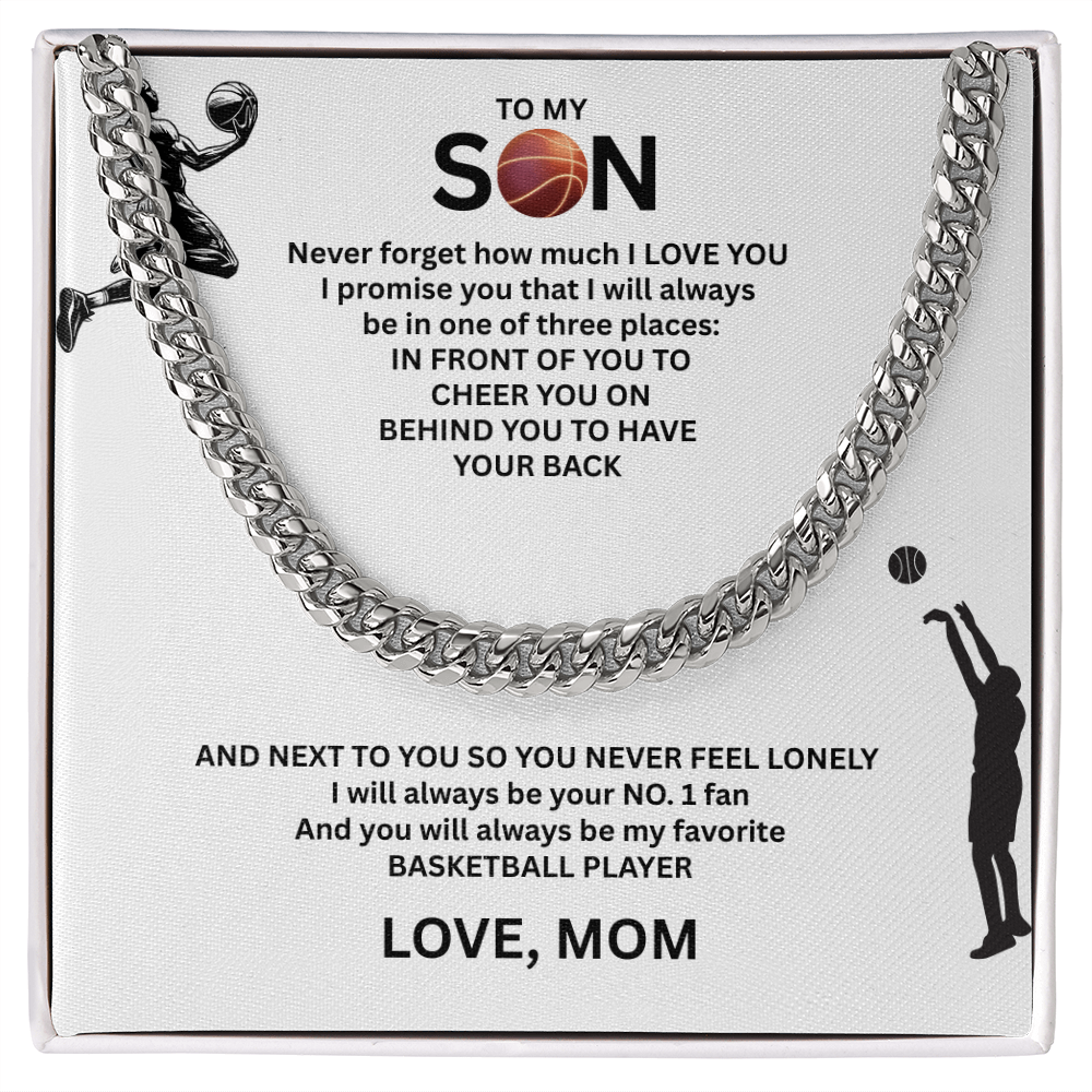 Victory Runs in His Blood - Cuban Link Chain for your Champion