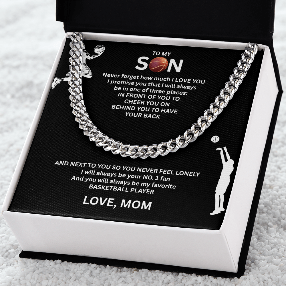 Victory Runs in His Blood - Cuban Link Chain for your Champion