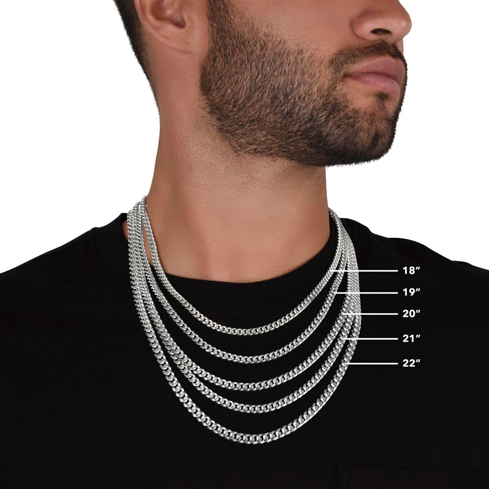 Born for Greatness; The bold "Cuban Link Chain" for your Rising Star